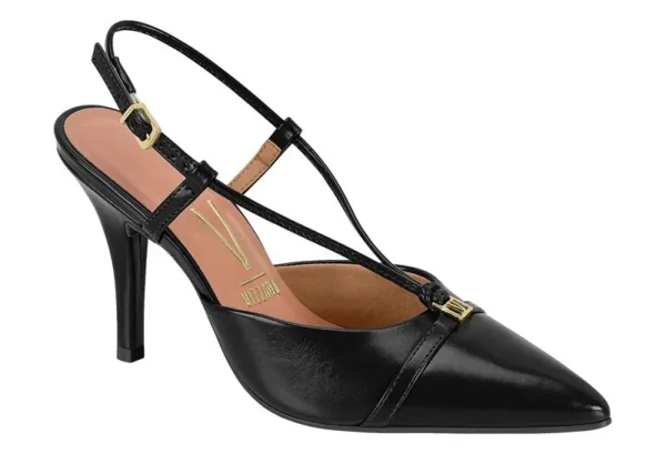 Stiletto Destalonado Vizzano Napa Garda Negro