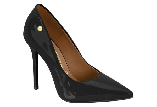 Stiletto Vizzano Verniz Premium Neegro 12cm