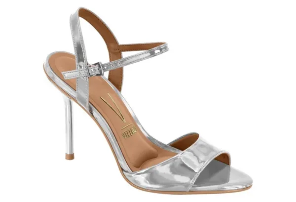 Sandalias T.Alto Fino Vizzano Metal Glamour Plata