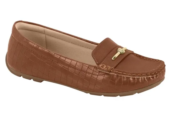 Mocassin Modare Napa Georgia Hebilla Avela Café — Modare Ultraconfort