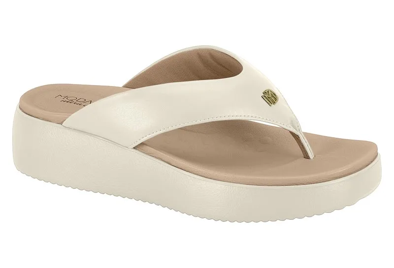 Sandalia Modare Napa Blanco Off — Modare Ultraconfort
