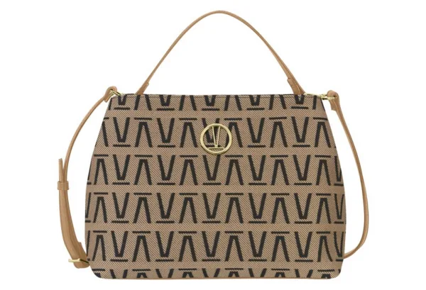 Cartera Vizzano holografico tan/negro