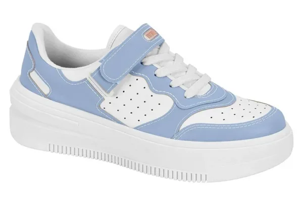 Deportivo Vizzano napa suave blanco/jeans — Vizzano