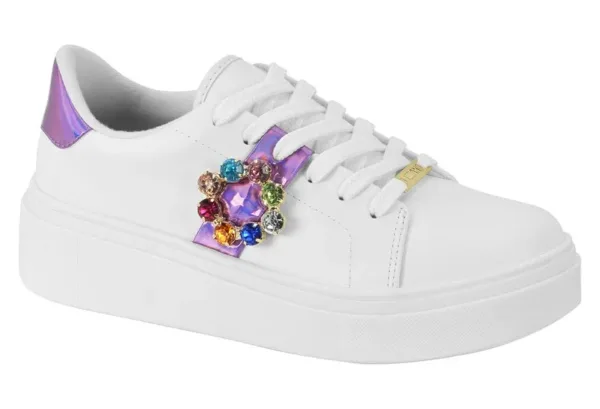 Deportivo Vizzano napa suave blanco/lila — Vizzano