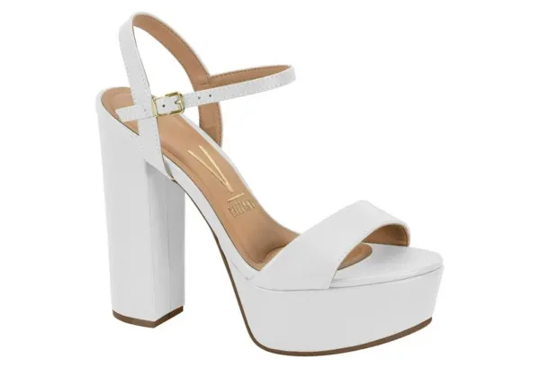 Doble plataforma Vizzano napa suave blanco — Vizzano