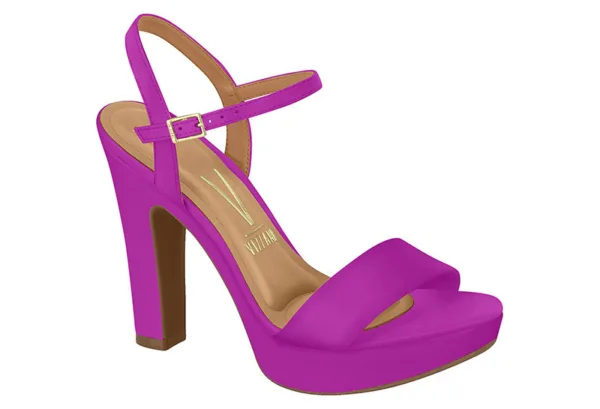 Plataforma Vizzano napa suave fucsia — Vizzano