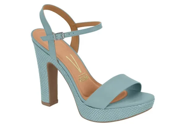 Plataforma Vizzano Napa suave/Napa Snake sabana Turquesa — Vizzano