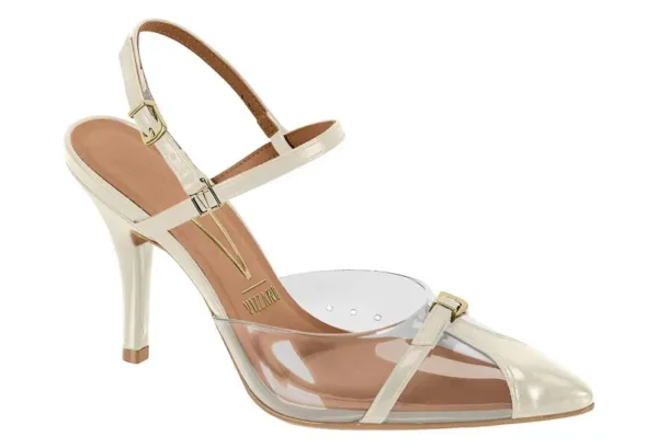 Sandalias altas tiras Vizzano Gaspea Vinil Cristal — Vizzano