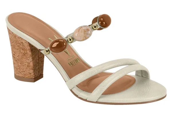 Sandalia Piedra T.Grueso Vizzano Napa calf BlancoOff — Vizzano