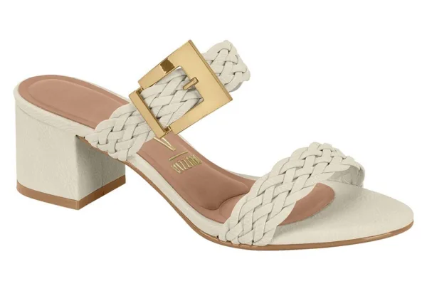 Sandalia T. Cuadrado Vizzano T/P Blanco Off — Vizzano