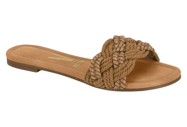Vizzano Sandalia Trenzada Napa Calf Camel/ Arena — Vizzano