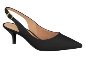 Stiletto Bajo Destalonado Vizzano Napa suave Negro — Vizzano
