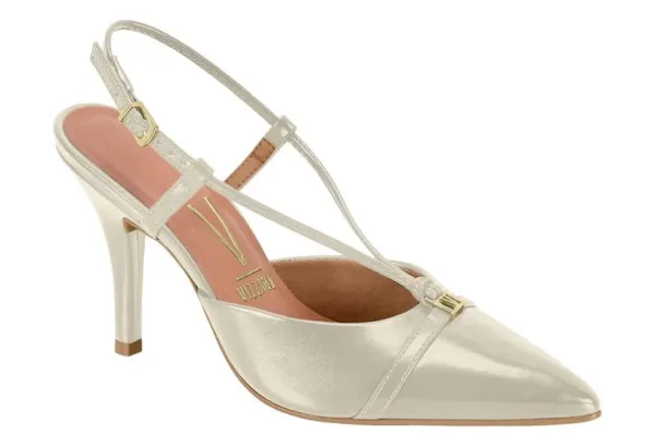 Stiletto Destalonado Vizzano Napa Garda Blanco Off — Vizzano