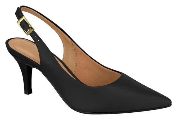 Stiletto Destalonado Vizzano Napa suave Negro — Vizzano