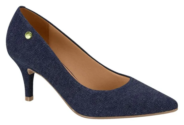 Stiletto Vizzano Tela Jean Oscuro
