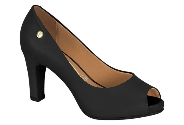 Tacón Vizzano napa suave negro — Vizzano
