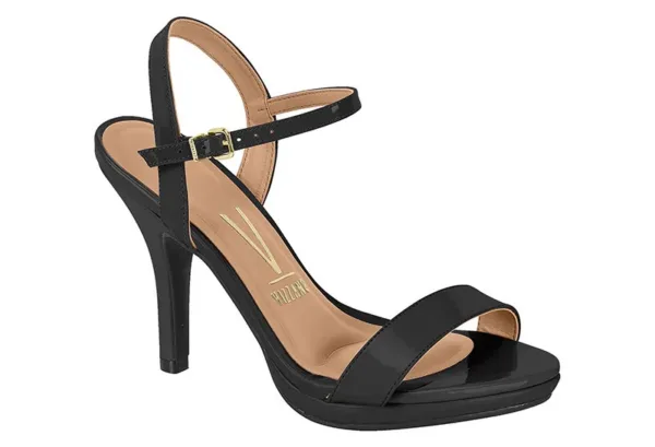 Tacón Vizzano charol premium negro — Vizzano
