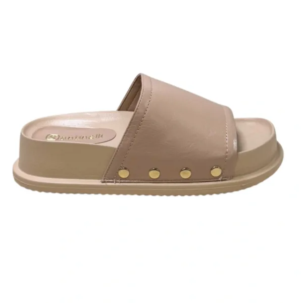 Sandalia Santinelli Napa Duquesa Antique Beige